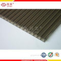 Yuemei roofing material clear polycarbonate  twin wall pc hollow sheet